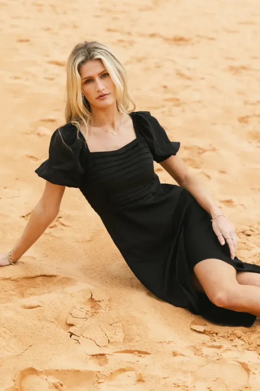 Taja Pleated Midi Dress - FINAL SALE sold by bohme