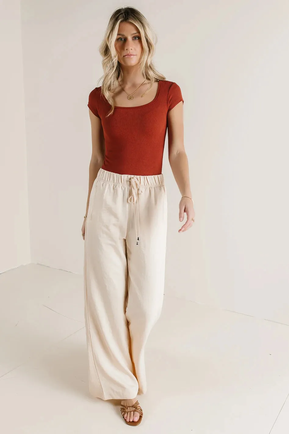 Mindy Pants in Cream - FINAL SALE sold by bohme product image thumbnail 3