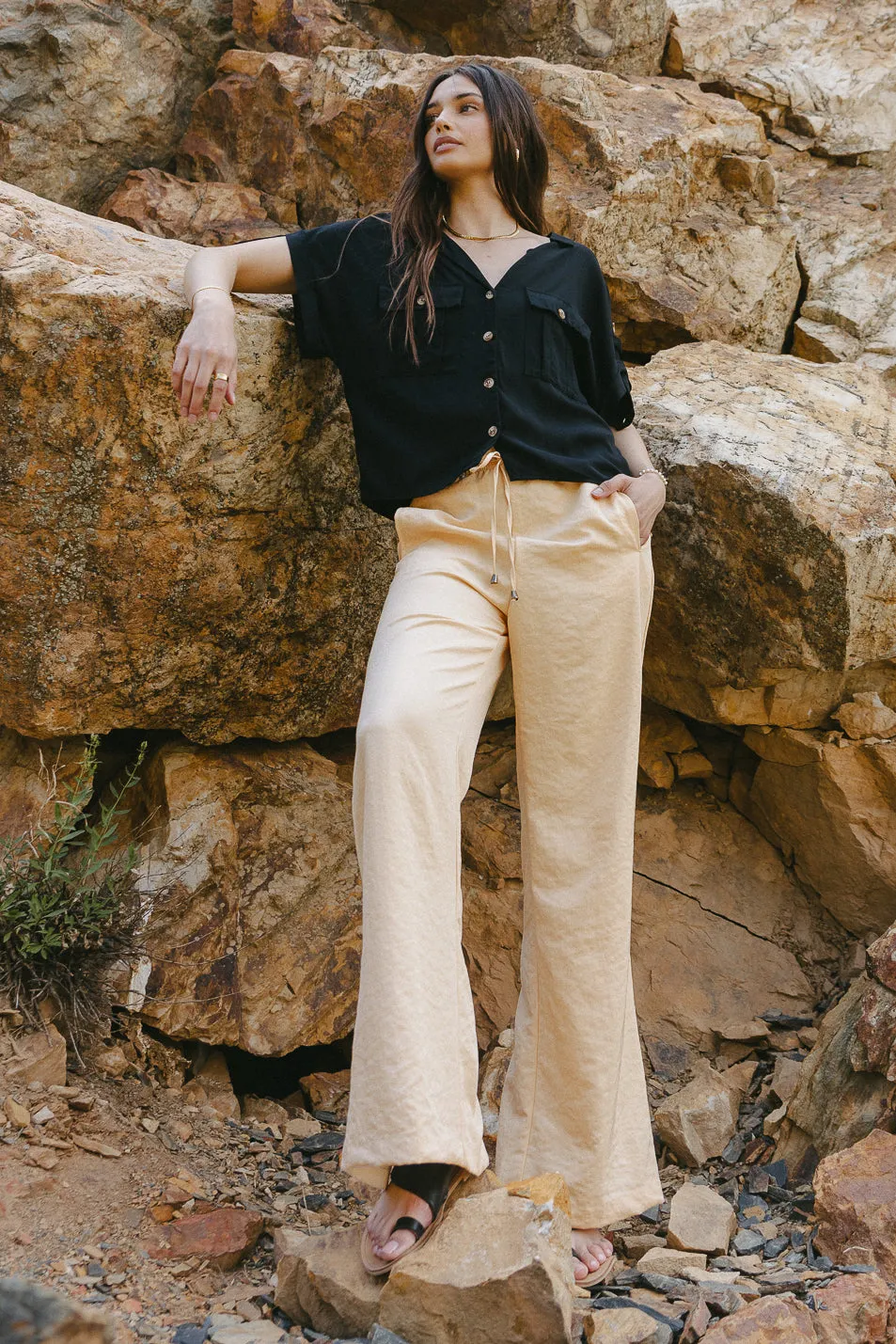 Mindy Pants in Cream - FINAL SALE sold by bohme product image thumbnail 4