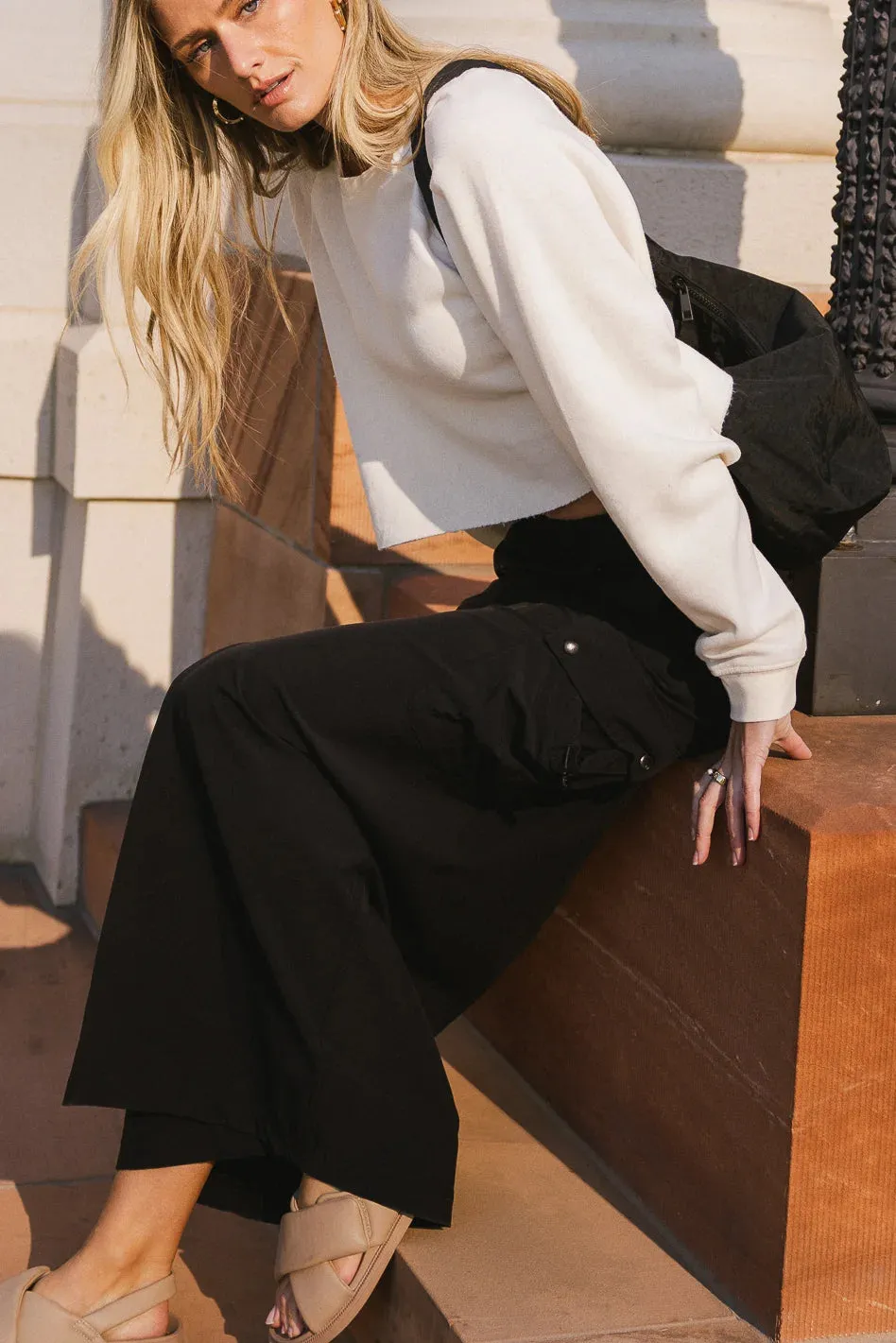 Ellie Cargo Skirt in Black - FINAL SALE sold by bohme