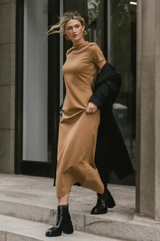 Ciara Maxi Dress in Camel - FINAL SALE sold by bohme