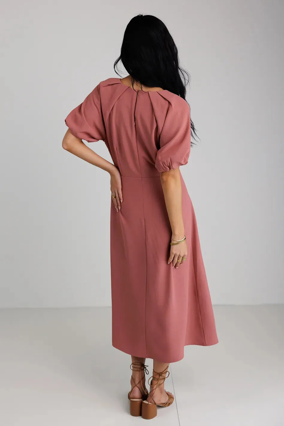 Maeve Midi Dress in Mauve - FINAL SALE sold by bohme product image thumbnail 5