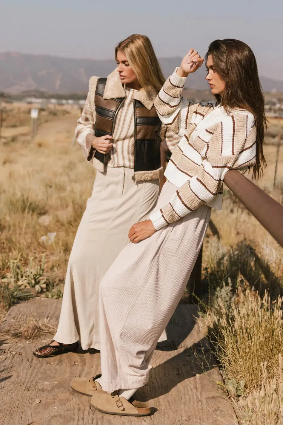 Kandy Half Zip Sweater in Ecru - FINAL SALE sold by bohme product image thumbnail 5