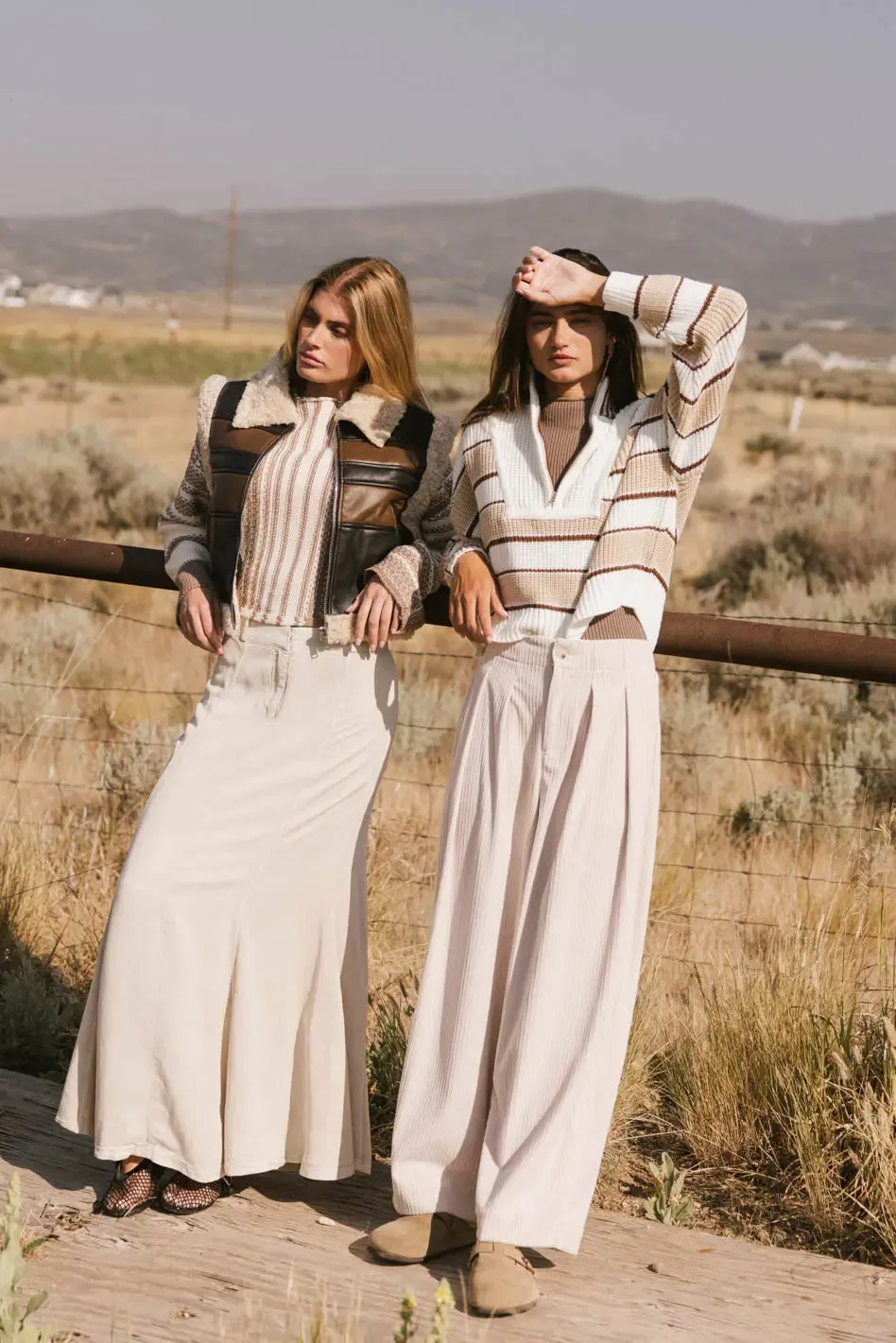 Kandy Half Zip Sweater in Ecru - FINAL SALE sold by bohme product image thumbnail 4