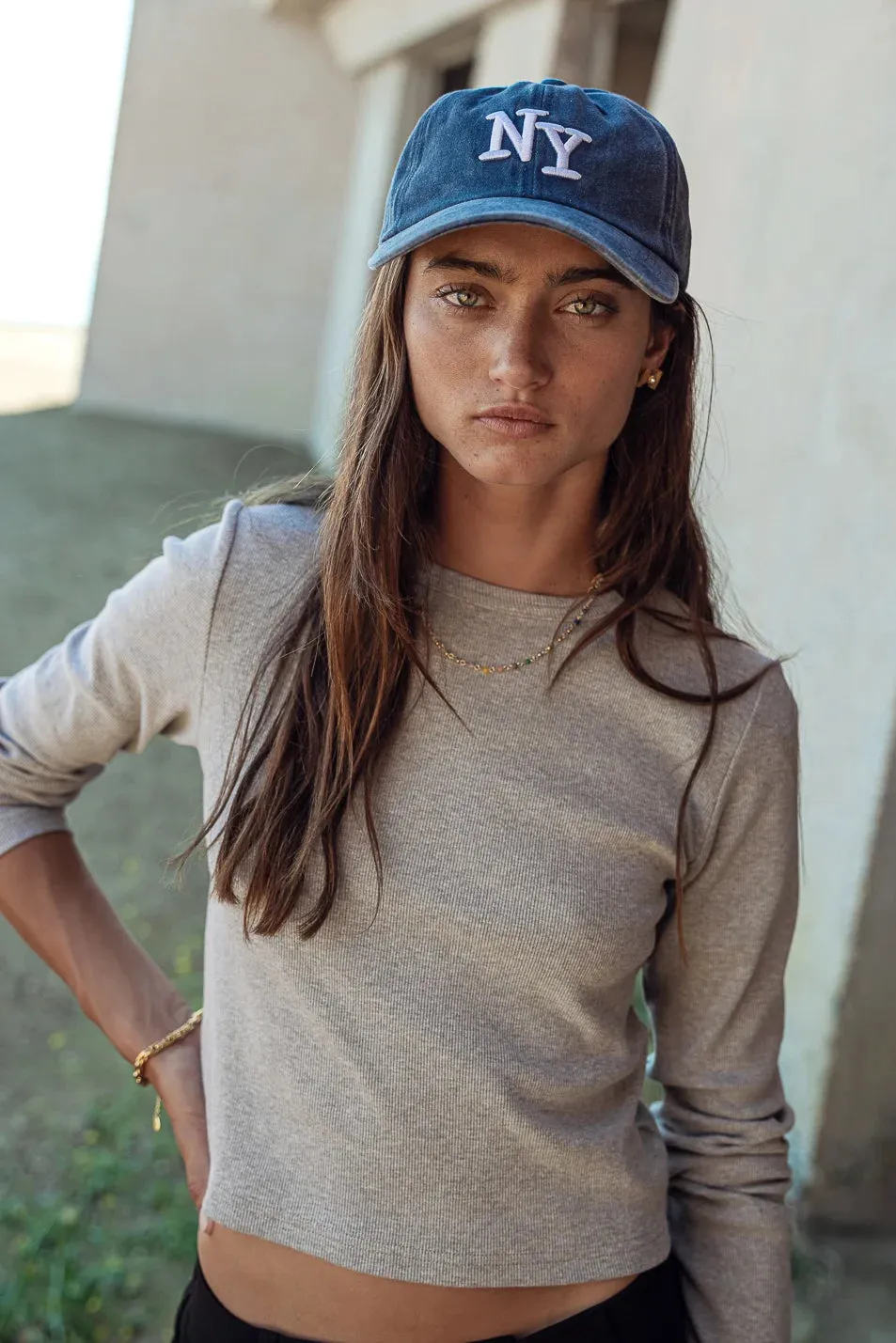 Hallie Top in Grey - FINAL SALE sold by bohme product image thumbnail 3