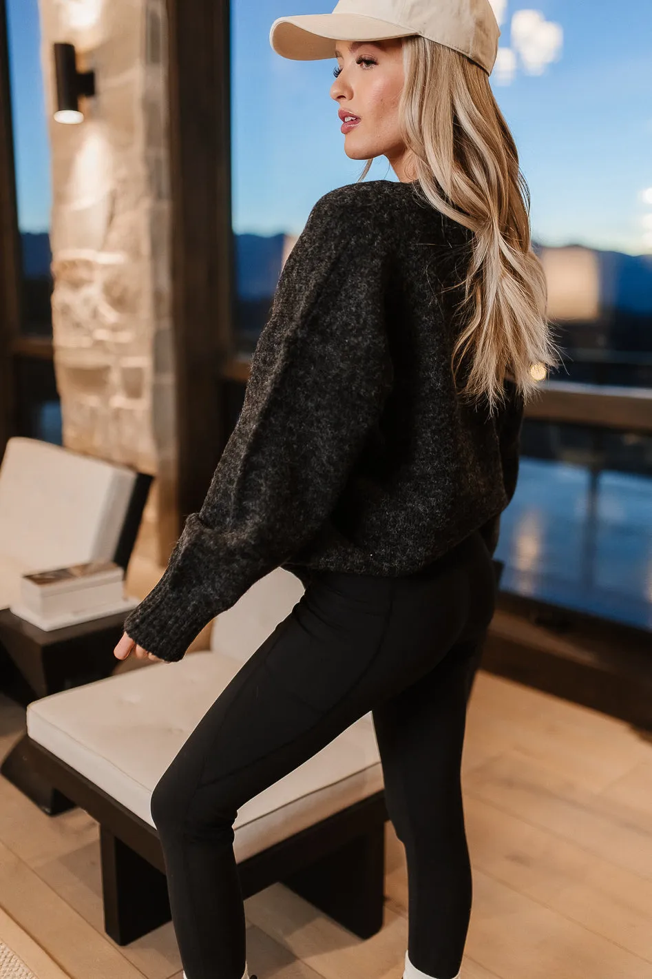 Esme Knit Sweater in Black - FINAL SALE sold by bohme product image thumbnail 2