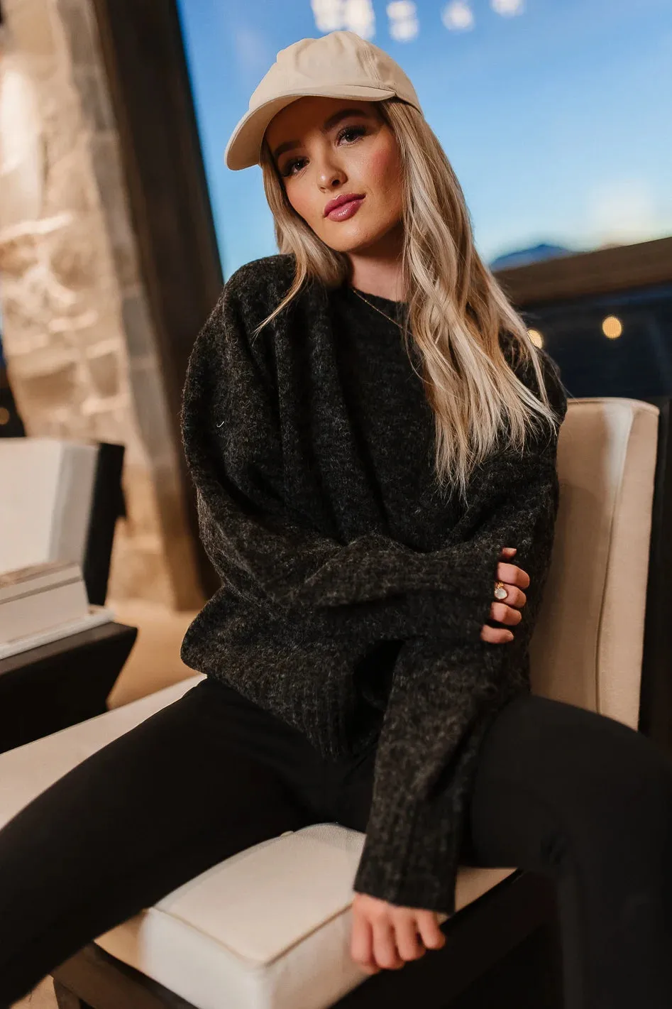 Esme Knit Sweater in Black - FINAL SALE sold by bohme product image thumbnail 3