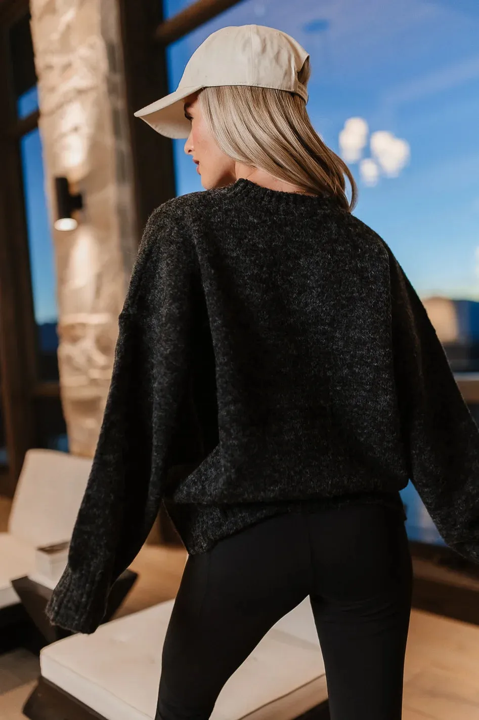 Esme Knit Sweater in Black - FINAL SALE sold by bohme product image thumbnail 5