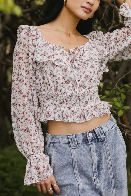 Gemma Ditsy Floral Blouse - FINAL SALE sold by bohme