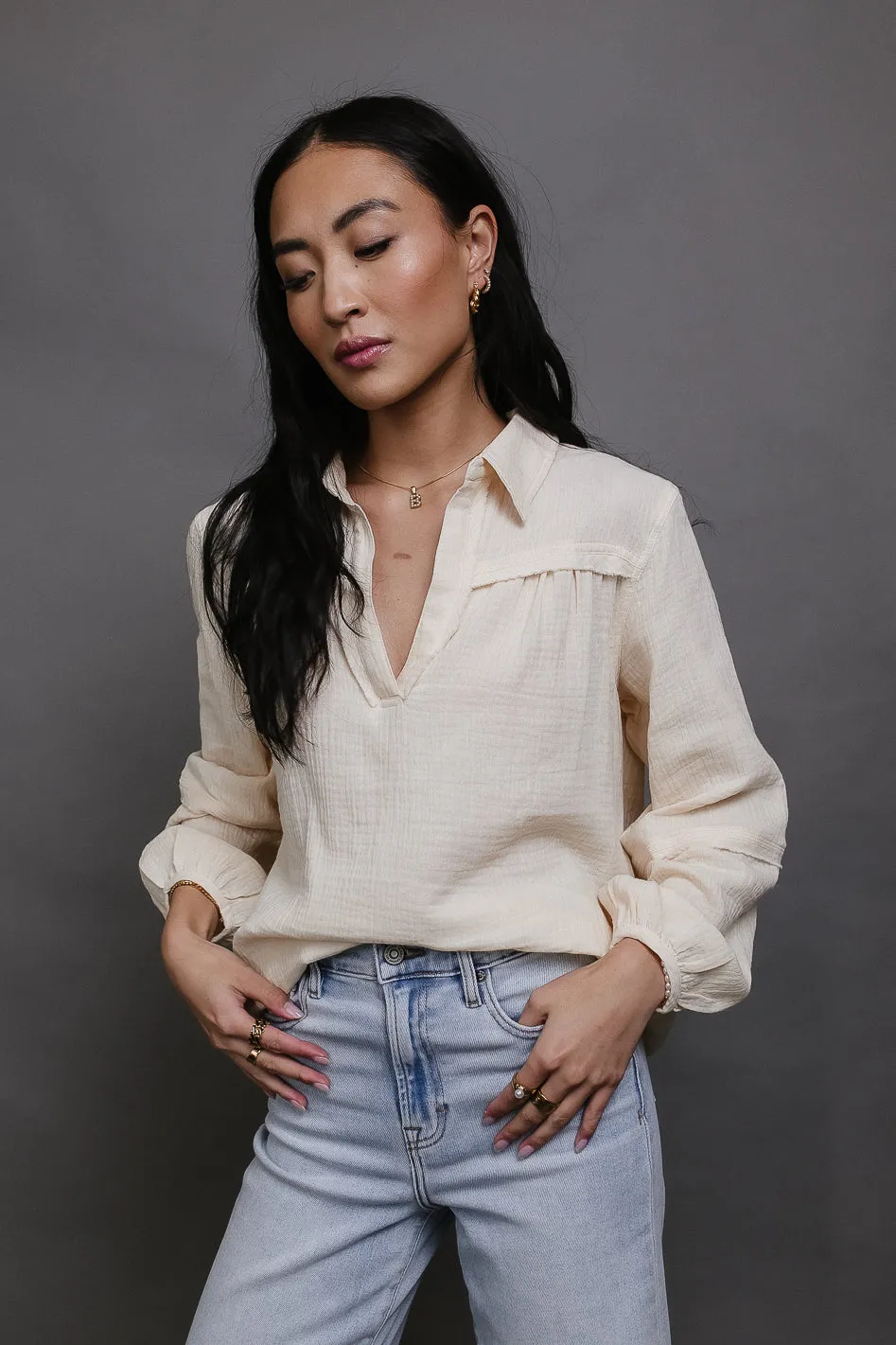 Mattie Textured Top - FINAL SALE sold by bohme product image thumbnail 4