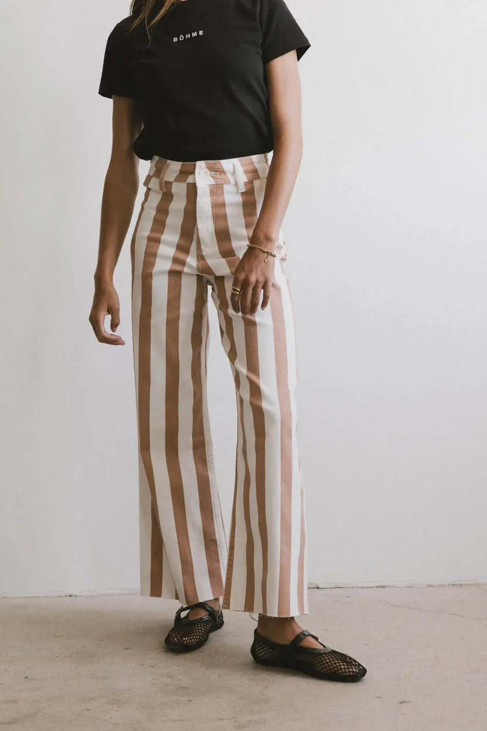Tanith Striped Jeans - FINAL SALE sold by bohme