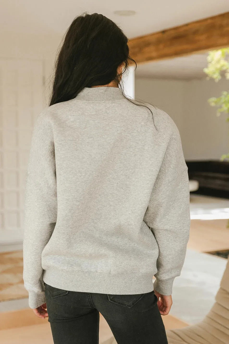 Kienna Sweatshirt in Grey - FINAL SALE sold by bohme product image thumbnail 4
