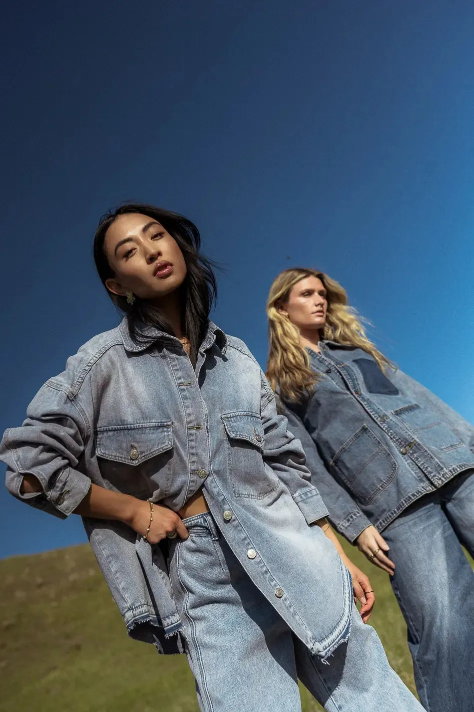 Out And About Denim Jacket - FINAL SALE sold by bohme