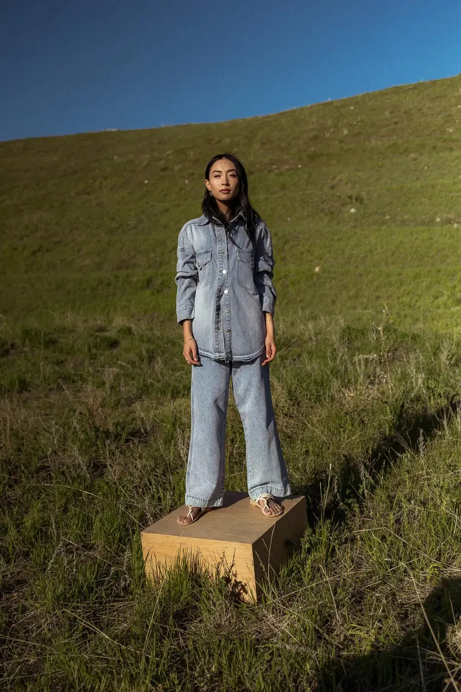 Out And About Denim Jacket - FINAL SALE sold by bohme product image thumbnail 3