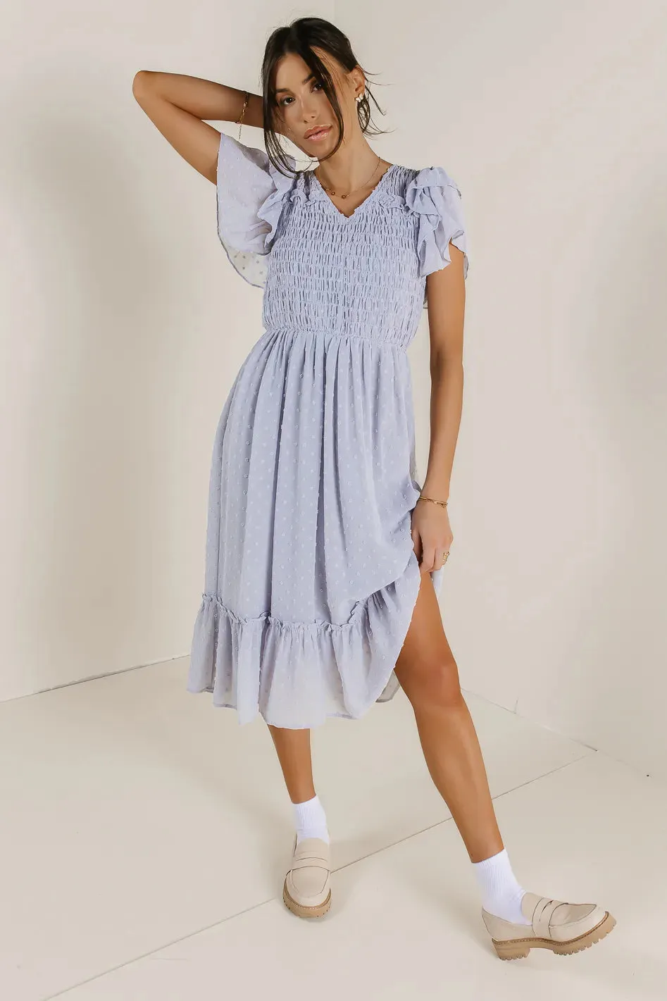 Mckay Self Dot Dress - FINAL SALE sold by bohme product image thumbnail 4