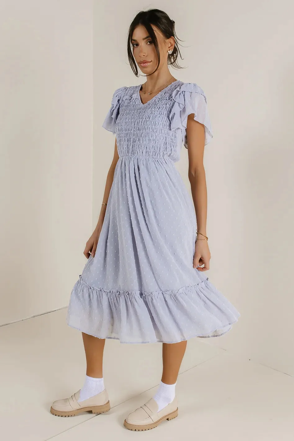 Mckay Self Dot Dress - FINAL SALE sold by bohme product image thumbnail 5