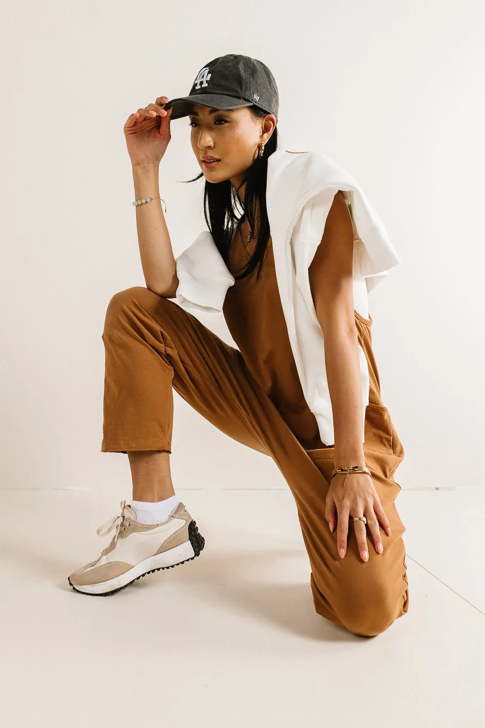 Don't Stop Onesie in Brown sold by bohme product image thumbnail 3