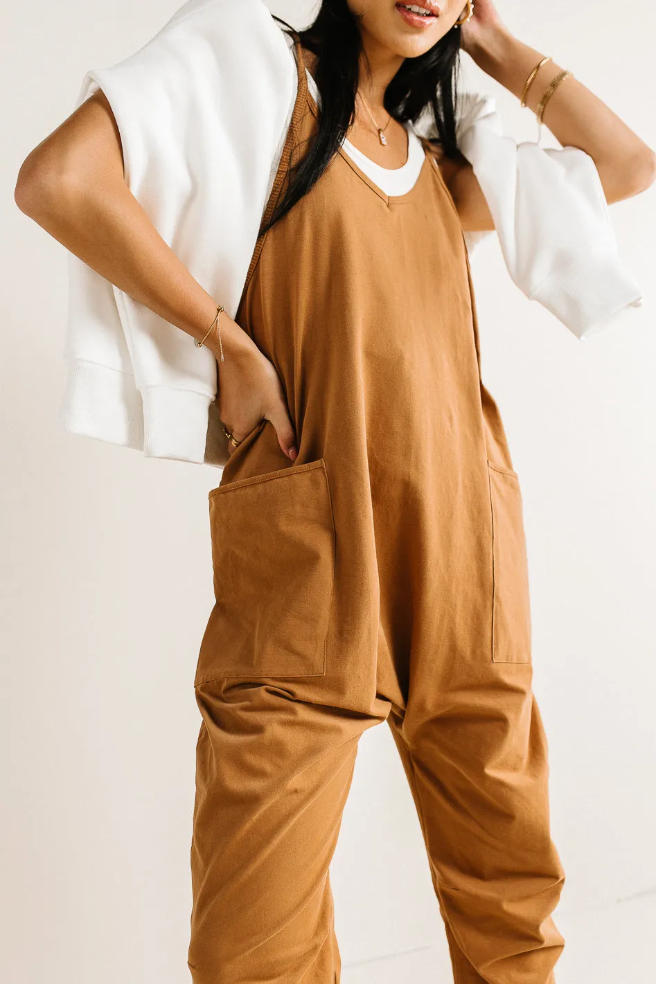 Don't Stop Onesie in Brown sold by bohme product image thumbnail 2