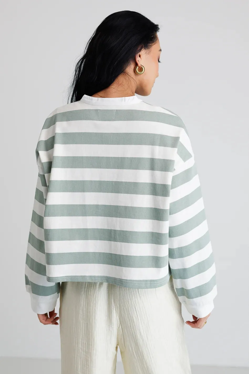 Braxton Striped Top - FINAL SALE sold by bohme product image thumbnail 3