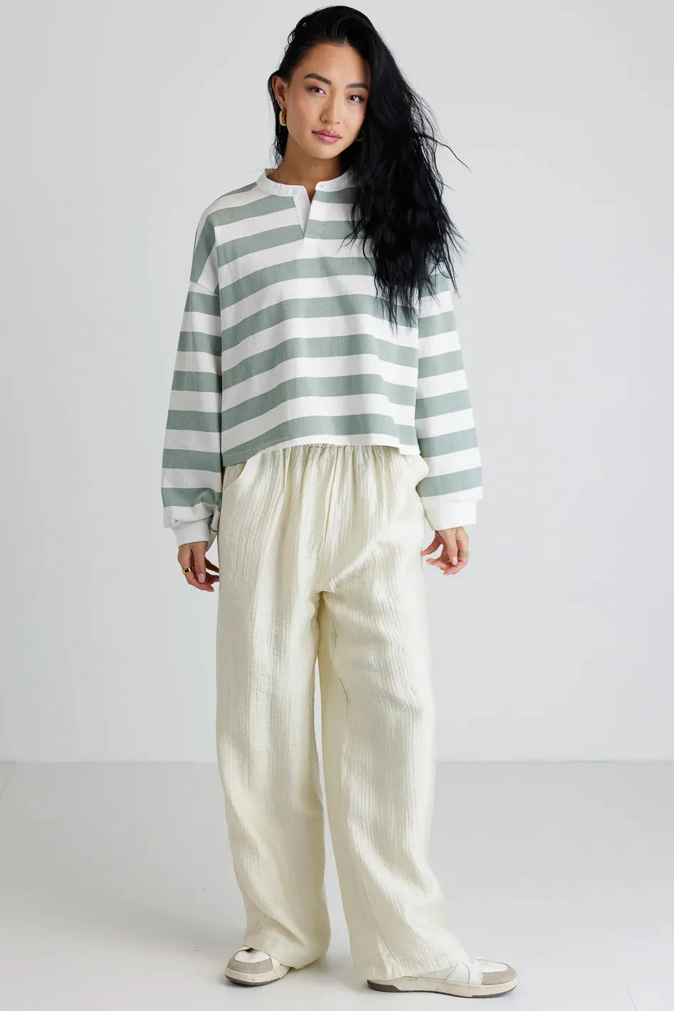 Braxton Striped Top - FINAL SALE sold by bohme product image thumbnail 5