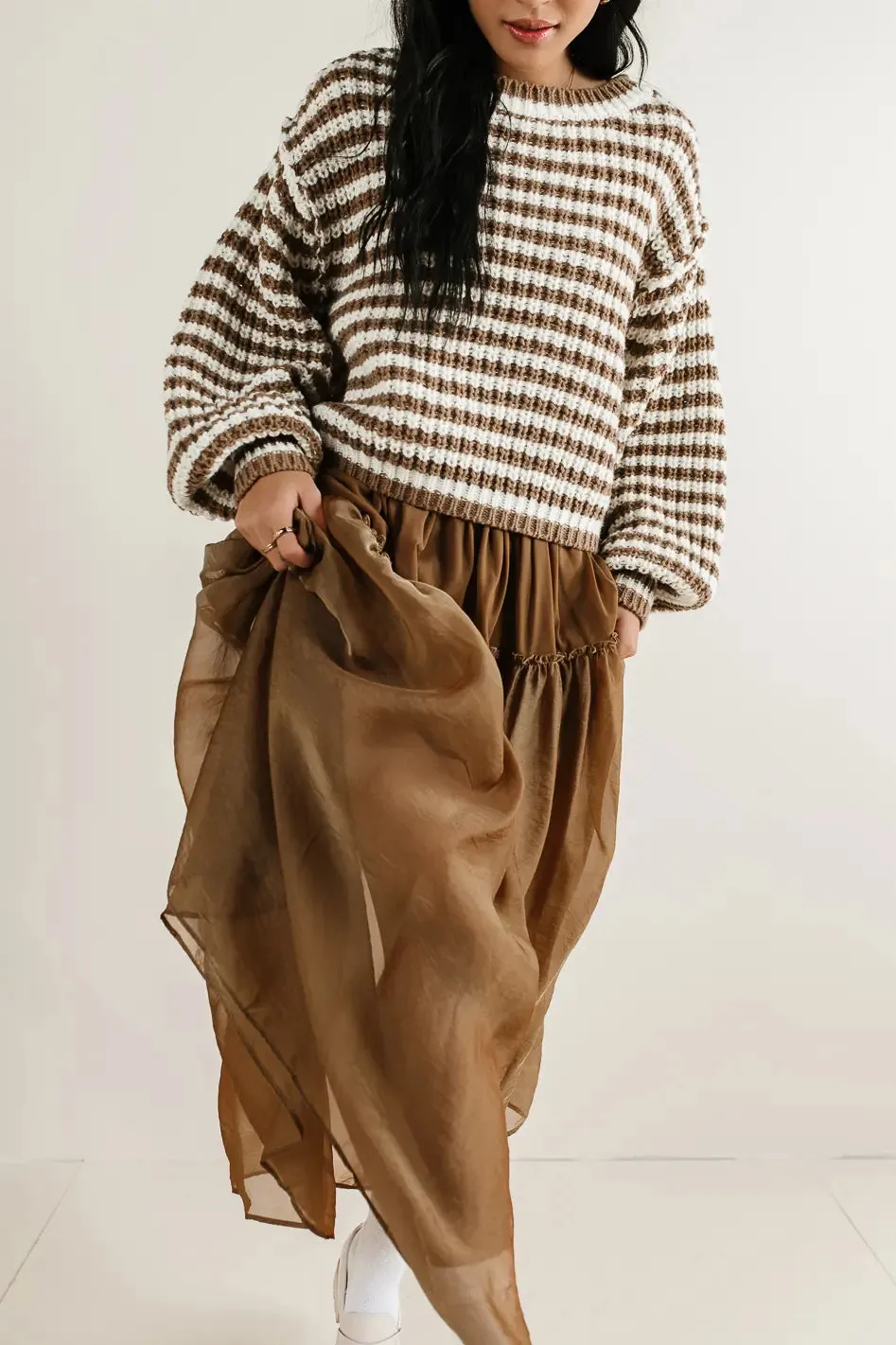 Terrin Tulle Skirt in Olive - FINAL SALE sold by bohme product image thumbnail 3