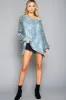 Women's Cold Shoulder Tie Dye Bohemian Top sold by BOLD elements