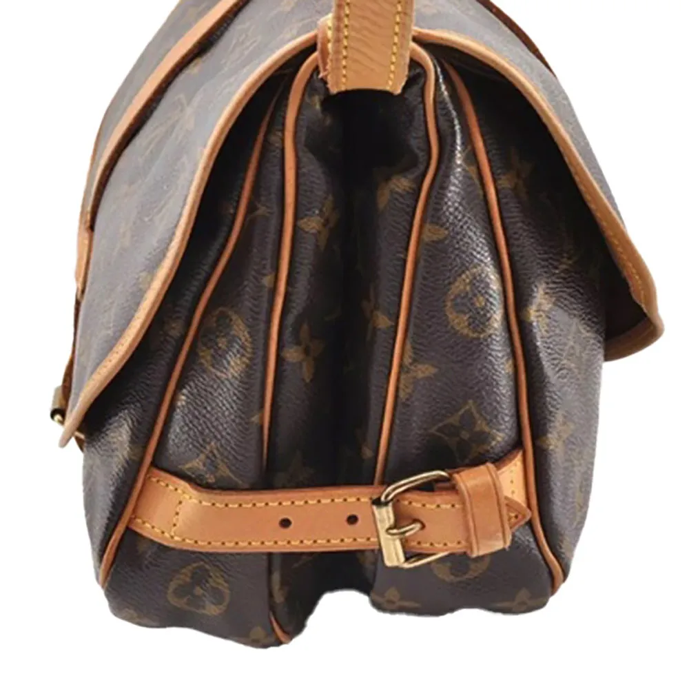 Authentic LV Louis Vuitton Saumur 30 Monogram Canvas Shoulder Crossbody Bag sold by BOLD elements product image thumbnail 3