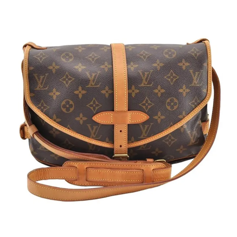 Authentic LV Louis Vuitton Saumur 30 Monogram Canvas Shoulder Crossbody Bag sold by BOLD elements