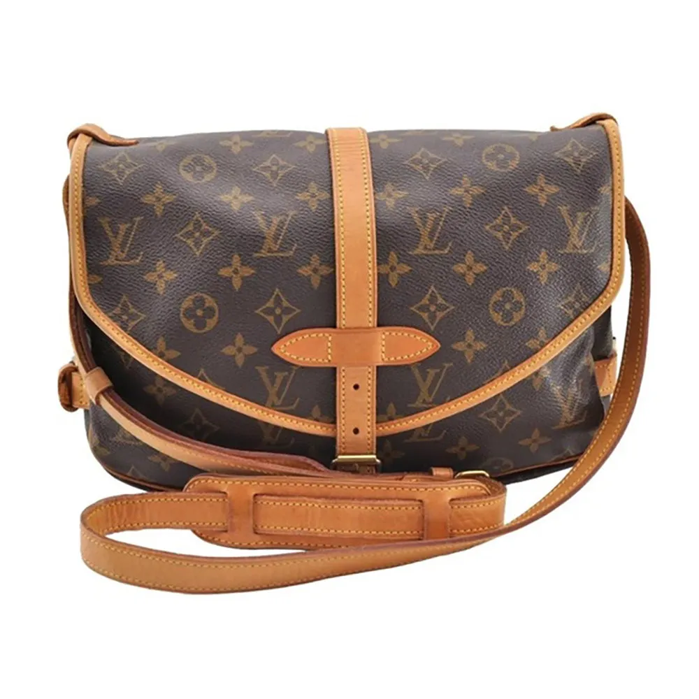 Authentic LV Louis Vuitton Saumur 30 Monogram Canvas Shoulder Crossbody Bag sold by BOLD elements