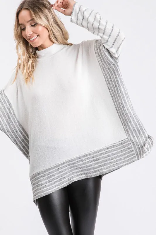 Striped Pullover Sweater – Cozy and Chic Top for Women sold by BOLD elements product image thumbnail 4