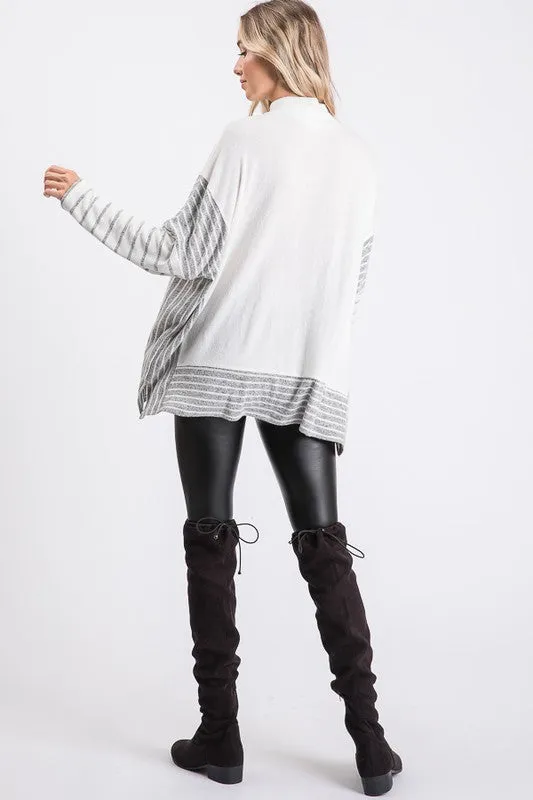 Striped Pullover Sweater – Cozy and Chic Top for Women sold by BOLD elements product image thumbnail 5