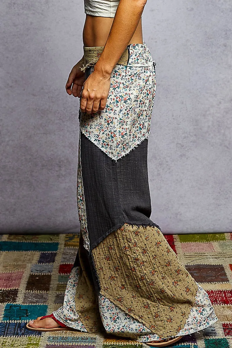 Roomy Fit Bottom in Double Gauze Patchwork sold by BOLD elements product image thumbnail 5