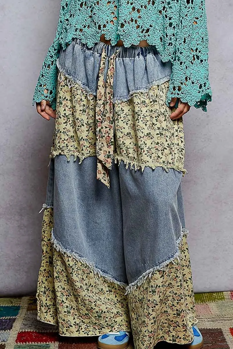 Relaxed Fit Pants in Denim & Double Gauze sold by BOLD elements product image thumbnail 2