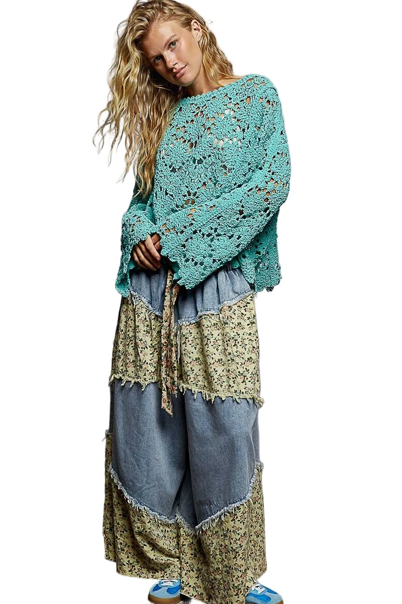 Relaxed Fit Pants in Denim & Double Gauze sold by BOLD elements