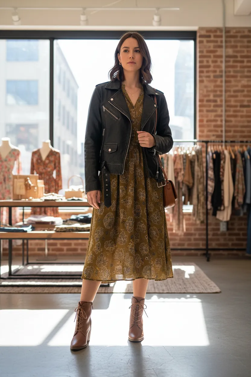 Women's Rust Brown Lace-Up Ankle Boots sold by BOLD elements product image thumbnail 5