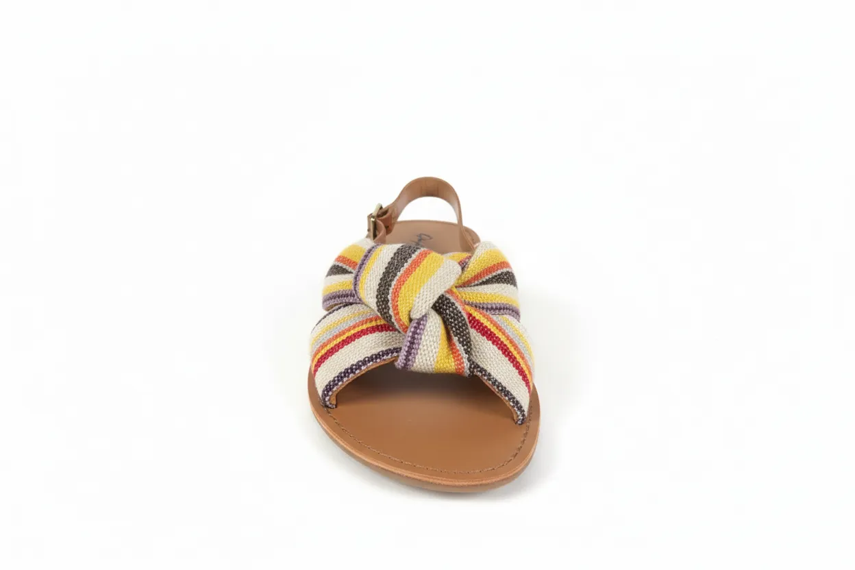 Women's Fabric Slide Sandals with Ankle Strap sold by BOLD elements product image thumbnail 4