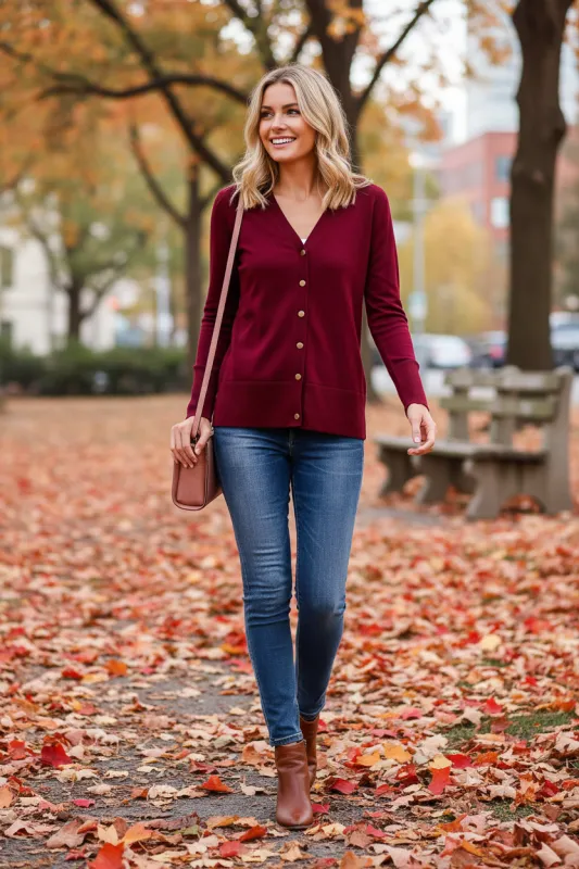 Soft Ribbed Snap Button Cardigan - Long Sleeve Sweater Cardigan made by Zenana