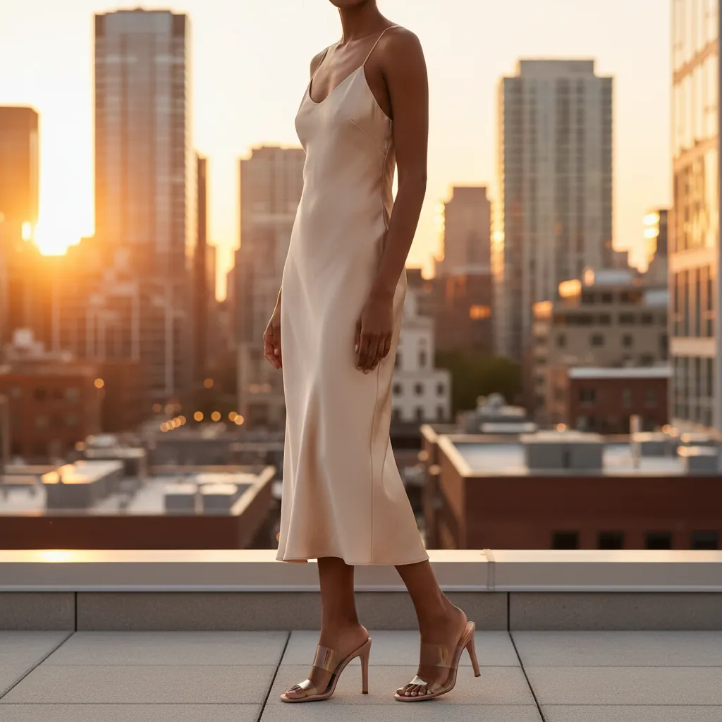 Clear PVC Barely-There Pointed Toe Stiletto Mule Heels – Nude sold by BOLD elements product image thumbnail 3