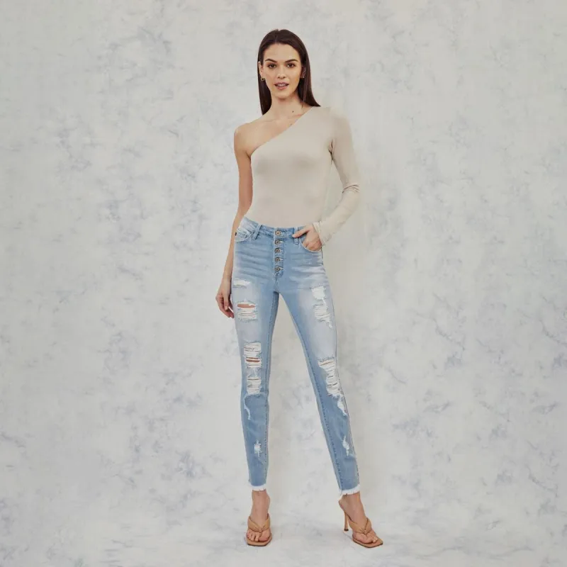 Women's Super Skinny Stretchable Denim Jeans sold by BOLD elements