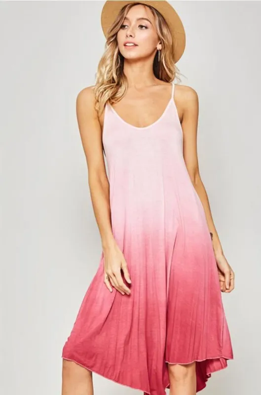 Women Sleeveless Tie-Dye Dress sold by BOLD elements