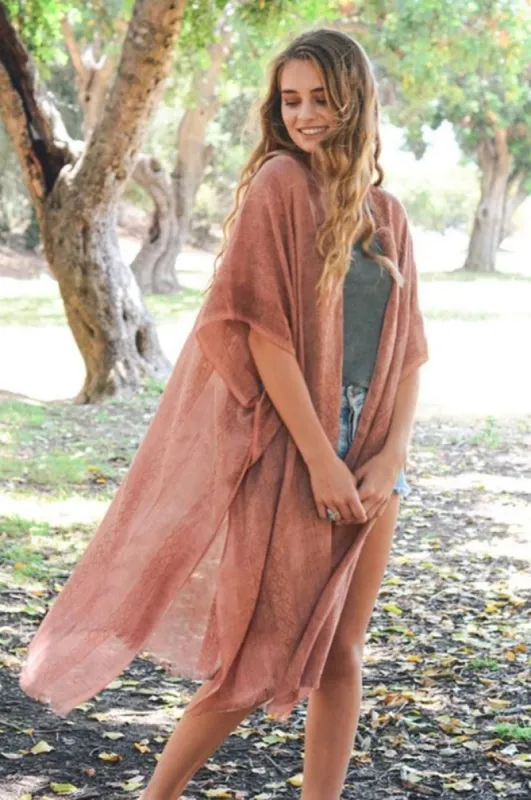 Women Woven Long Line Tribal Kimono sold by BOLD elements