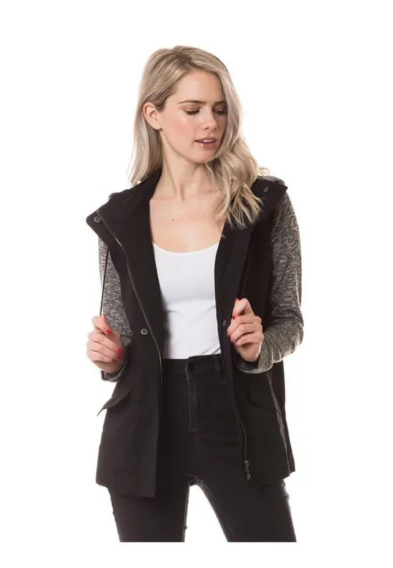 Women Utility Cargo Vest Hoodie Jacket sold by BOLD elements