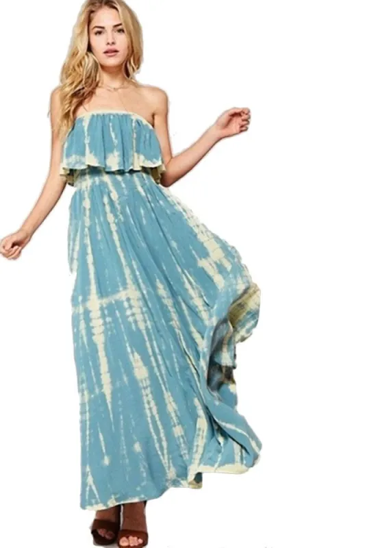 Loose Fit Tie Dye Pattern Dress sold by BOLD elements
