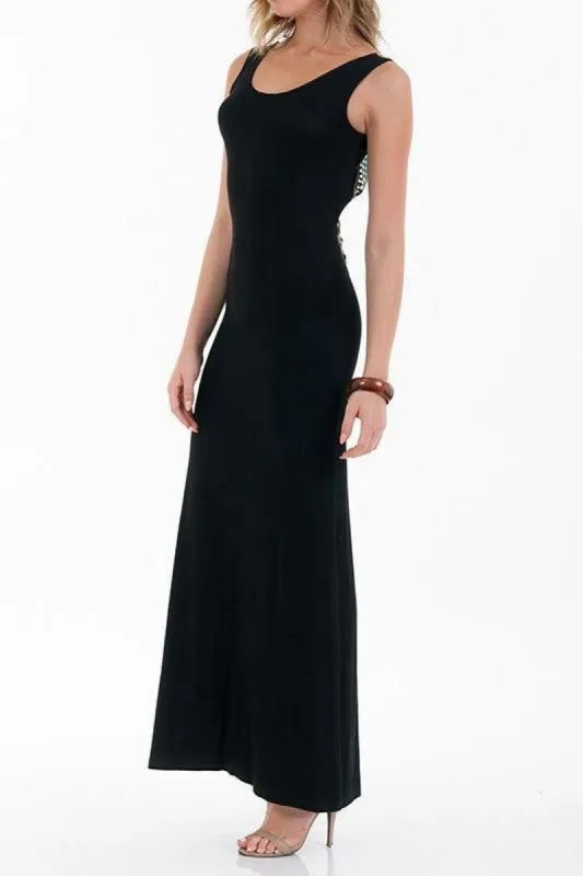 Women's Crochet Open Back Maxi Dress sold by BOLD elements