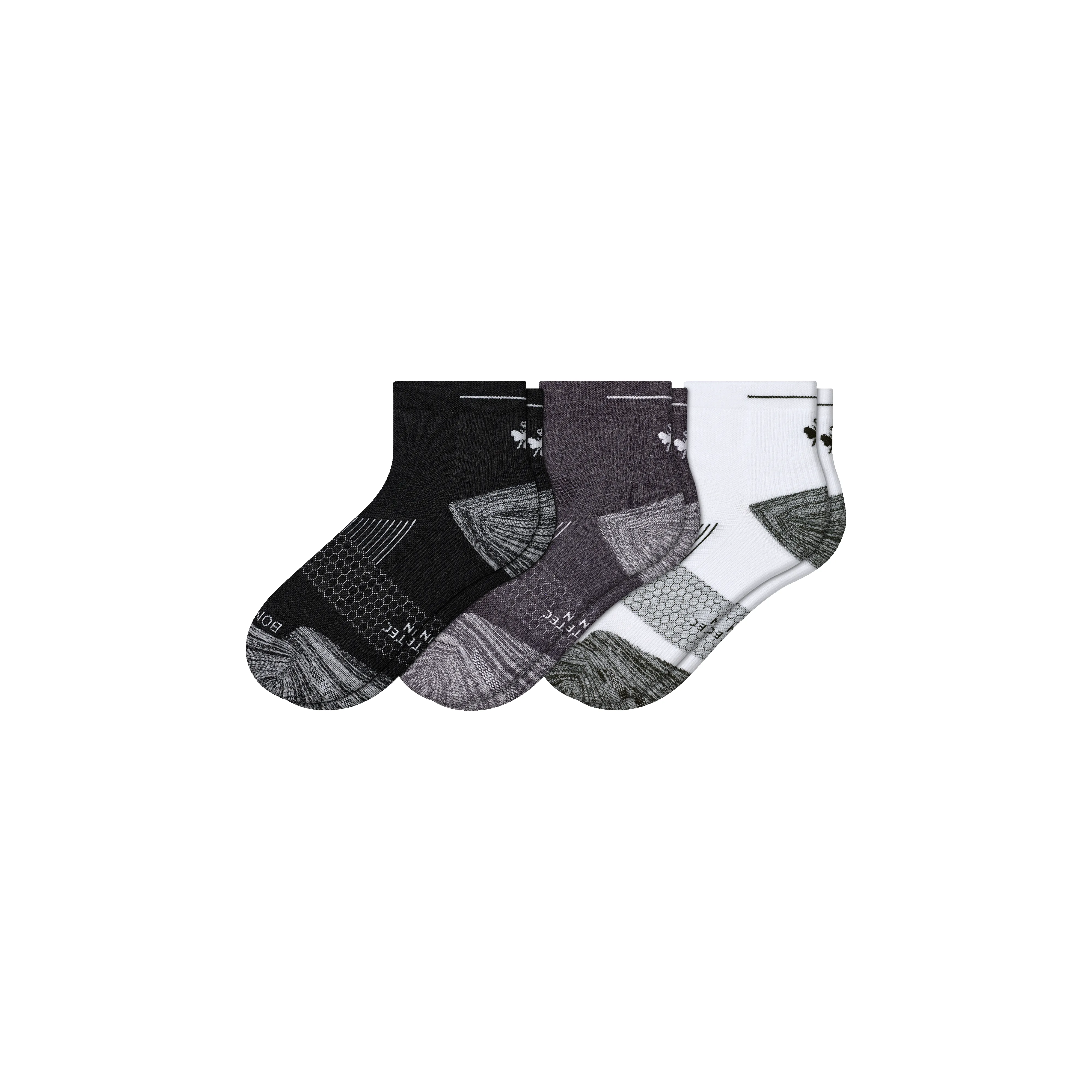 Women's Running Quarter Sock 3-Pack sold by Bombas product image thumbnail 4