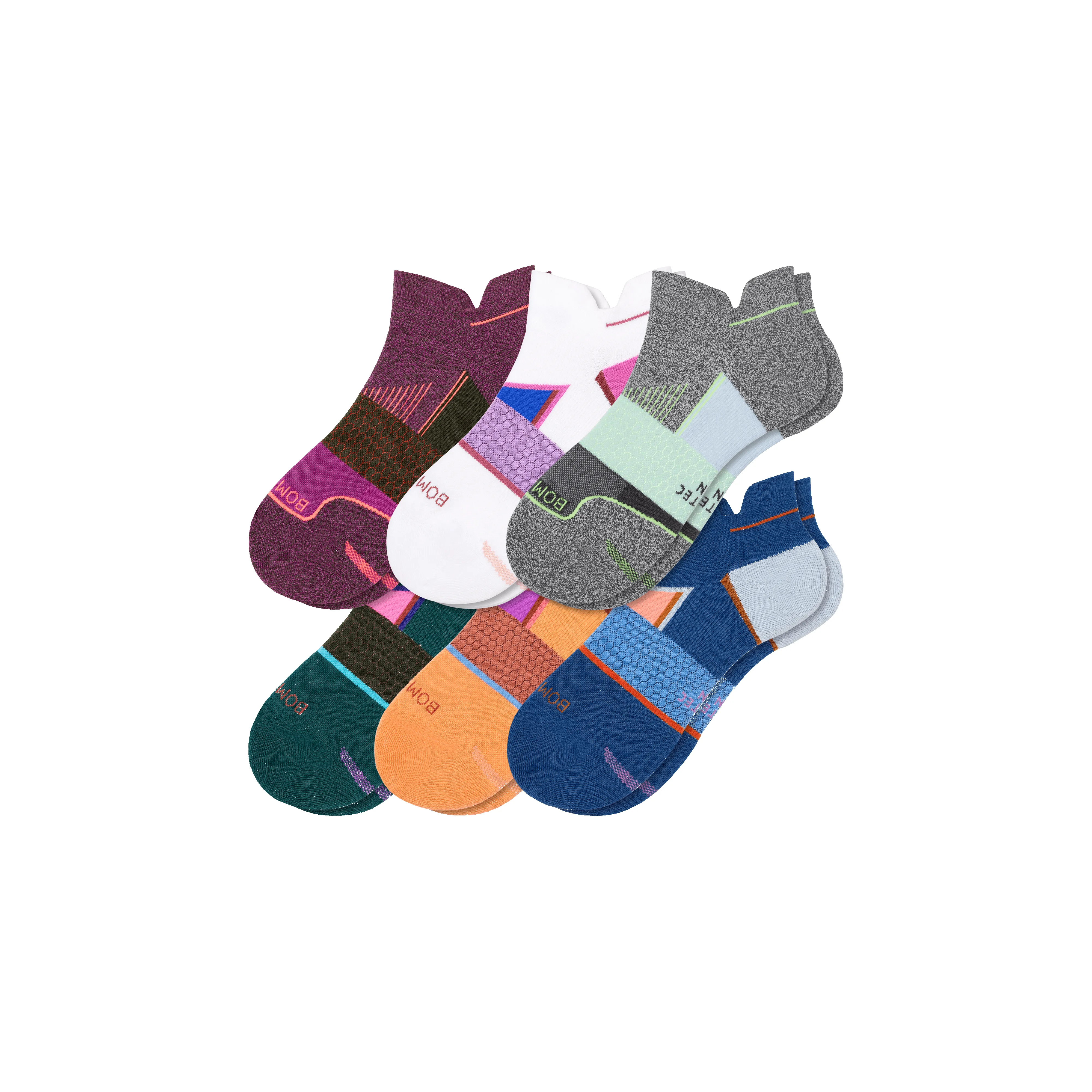 Women's Running Ankle Sock 6-Pack sold by Bombas