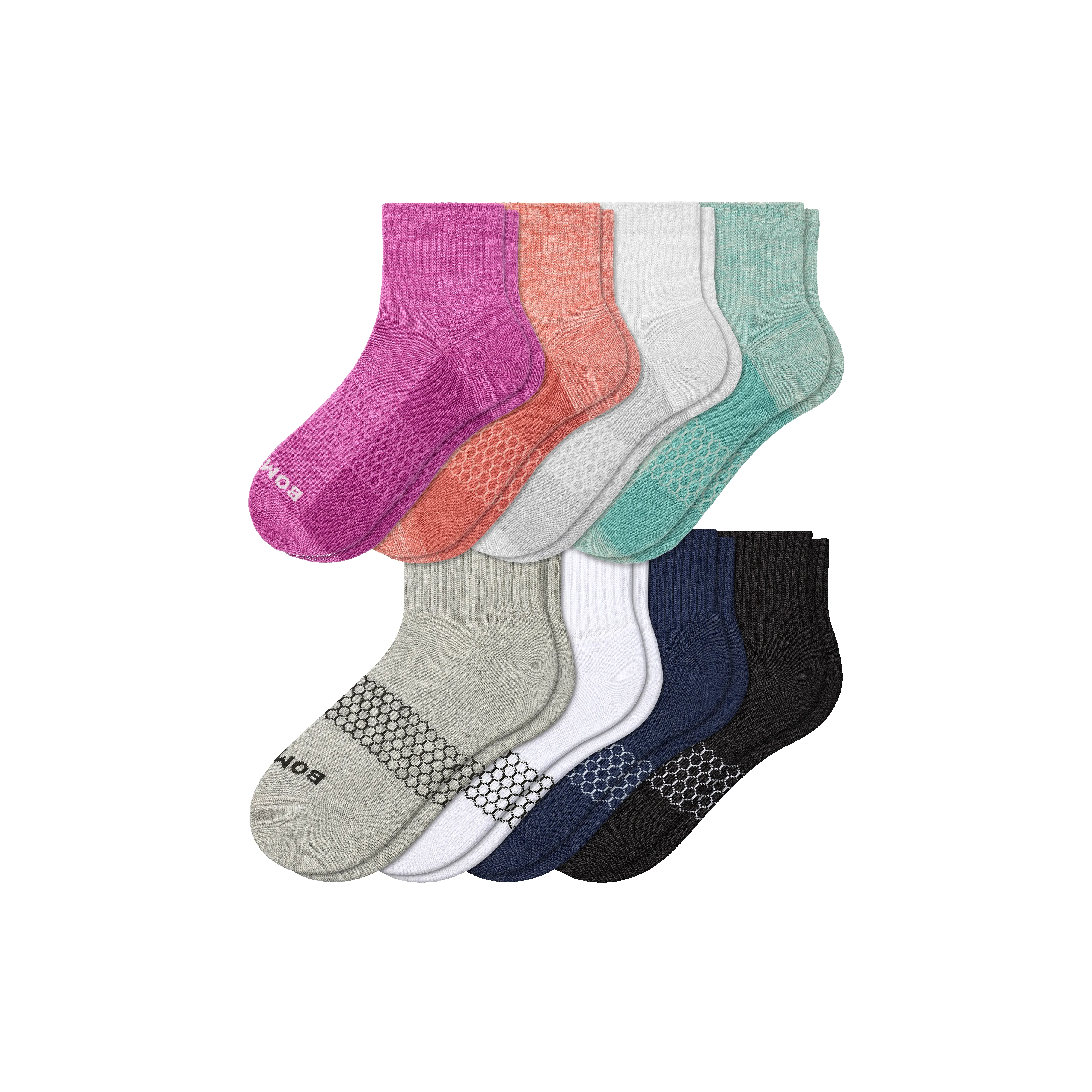Women's Quarter Sock 8-Pack sold by Bombas product image thumbnail 5