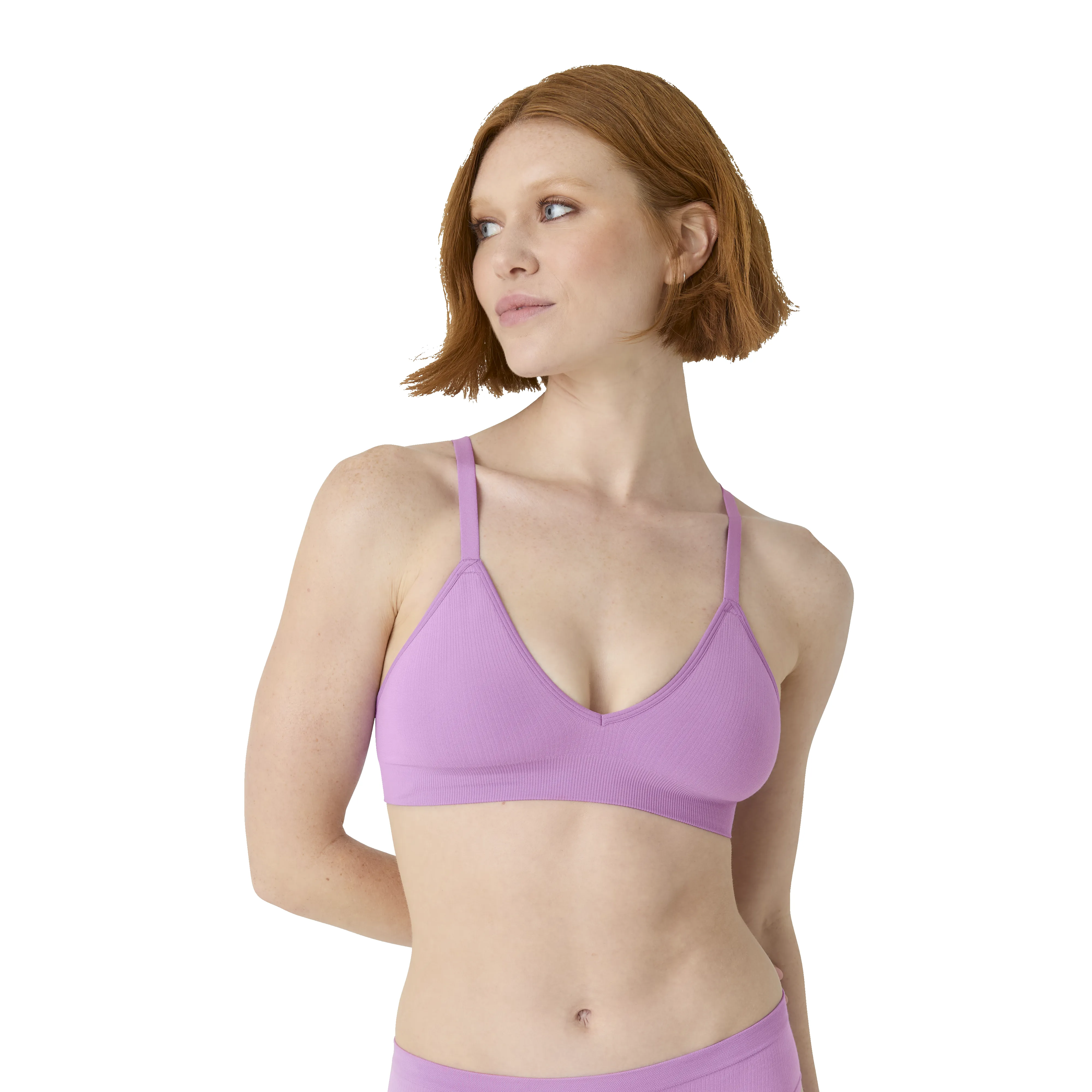 Women's Seamless Triangle Bralette + Brief sold by Bombas product image thumbnail 2