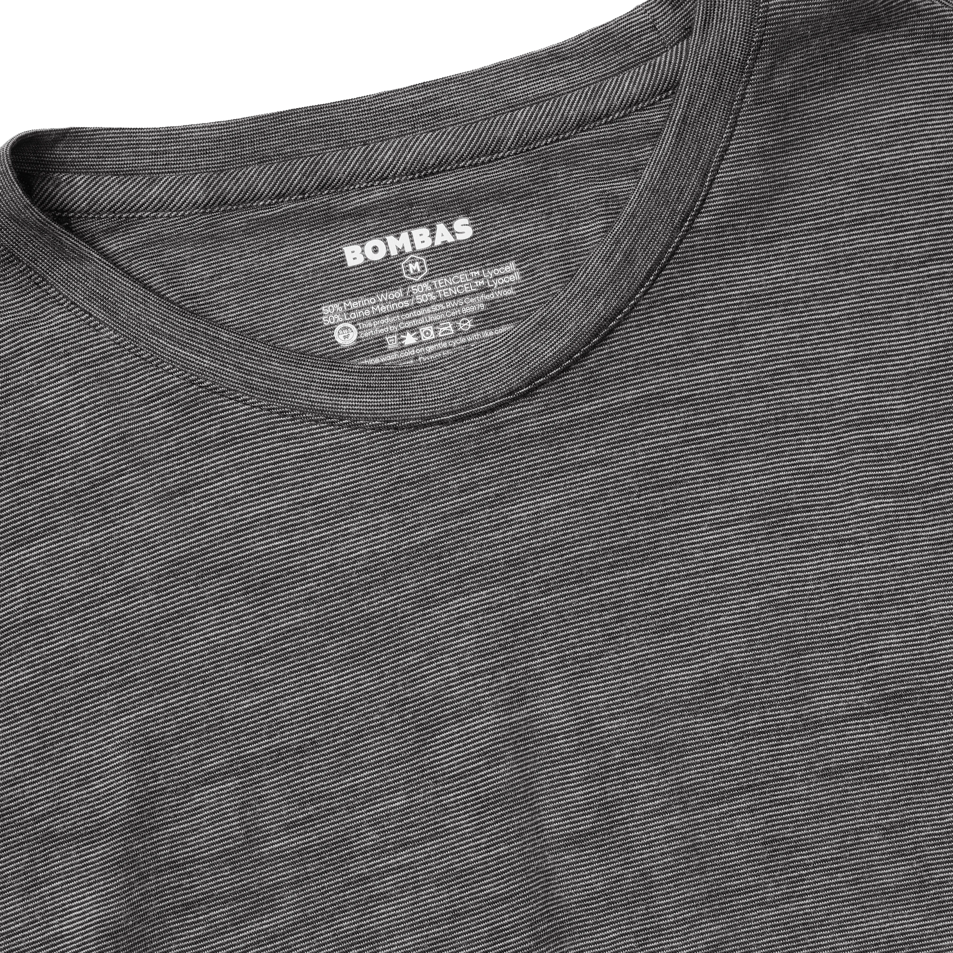 Men's Merino Wool Blend Crew Neck Long Sleeve T-Shirt sold by Bombas product image thumbnail 5