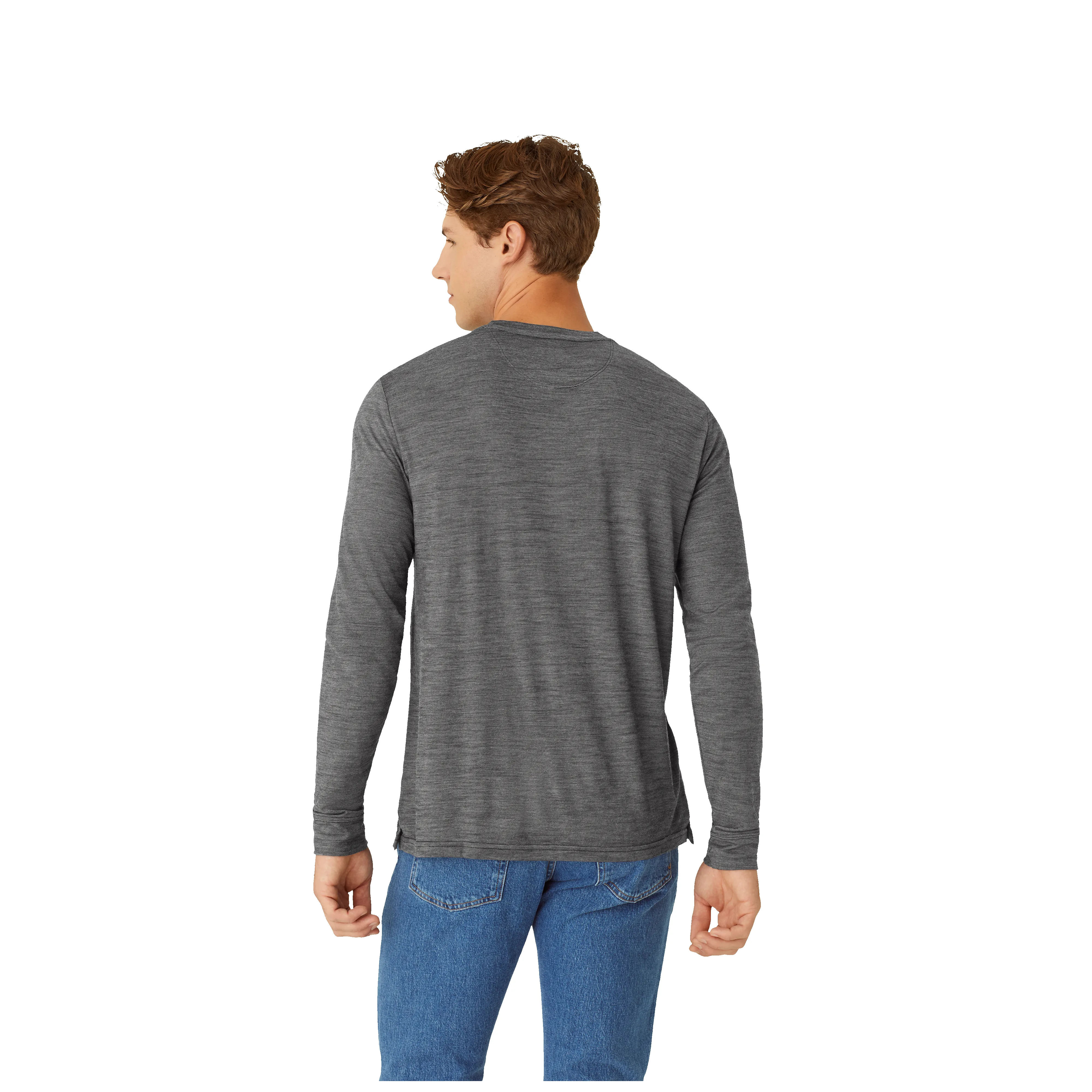 Men's Merino Wool Blend Crew Neck Long Sleeve T-Shirt sold by Bombas product image thumbnail 4